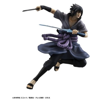 NARUTO SHIPPUDEN - Sasuke Uchiha Great Ninja War Ver. (Repeat) G.E.M. Series PVC Figure 23 cm