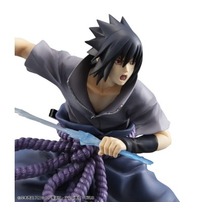 NARUTO SHIPPUDEN - Sasuke Uchiha Great Ninja War Ver. (Repeat) G.E.M. Series PVC Figure 23 cm