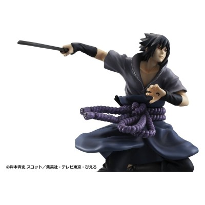 NARUTO SHIPPUDEN - Sasuke Uchiha Great Ninja War Ver. (Repeat) G.E.M. Series PVC Figure 23 cm