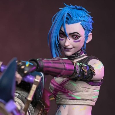 ARCANE - Fractured Jinx 1/6 Action Figure  Hot Toys 28 cm