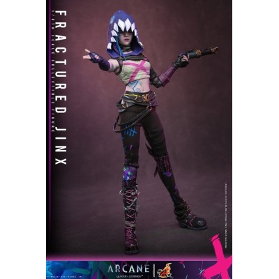 ARCANE - Fractured Jinx 1/6 Action Figure  Hot Toys 28 cm