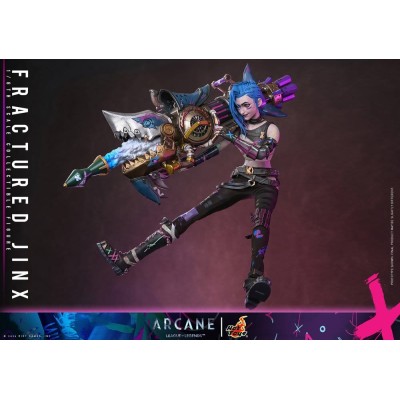 ARCANE - Fractured Jinx 1/6 Action Figure  Hot Toys 28 cm
