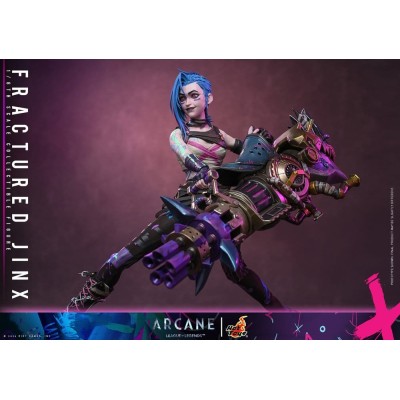 ARCANE - Fractured Jinx 1/6 Action Figure  Hot Toys 28 cm
