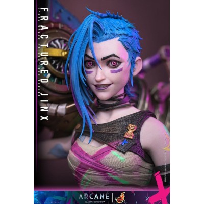 ARCANE - Fractured Jinx 1/6 Action Figure  Hot Toys 28 cm
