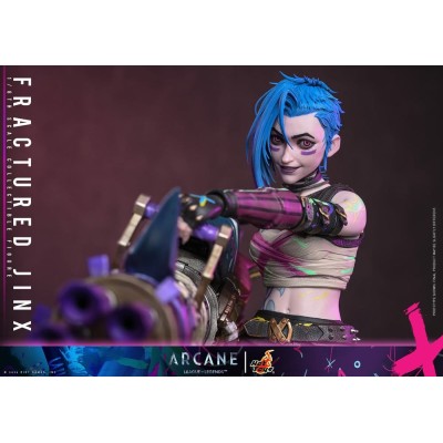 ARCANE - Fractured Jinx 1/6 Action Figure  Hot Toys 28 cm