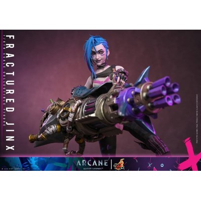 ARCANE - Fractured Jinx 1/6 Action Figure  Hot Toys 28 cm