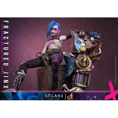 ARCANE - Fractured Jinx 1/6 Action Figure  Hot Toys 28 cm