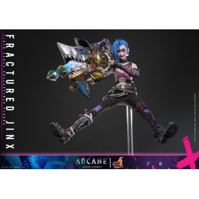 ARCANE - Fractured Jinx 1/6 Action Figure  Hot Toys 28 cm