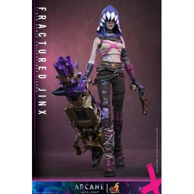 ARCANE - Fractured Jinx 1/6 Action Figure  Hot Toys 28 cm
