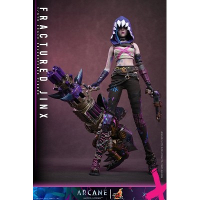 ARCANE - Fractured Jinx 1/6 Action Figure  Hot Toys 28 cm