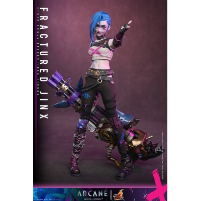 ARCANE - Fractured Jinx 1/6 Action Figure  Hot Toys 28 cm