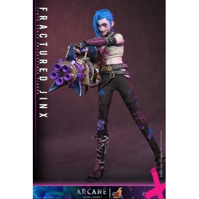 ARCANE - Fractured Jinx 1/6 Action Figure  Hot Toys 28 cm