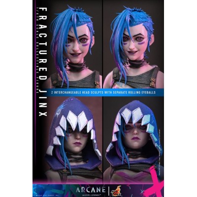 ARCANE - Fractured Jinx 1/6 Action Figure  Hot Toys 28 cm