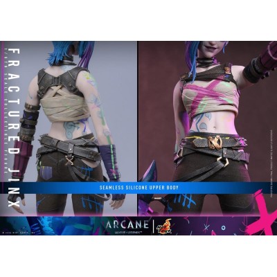 ARCANE - Fractured Jinx 1/6 Action Figure  Hot Toys 28 cm