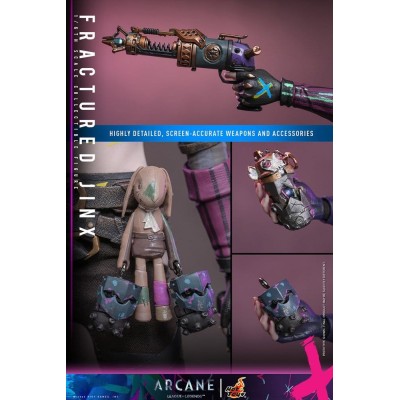 ARCANE - Fractured Jinx 1/6 Action Figure  Hot Toys 28 cm