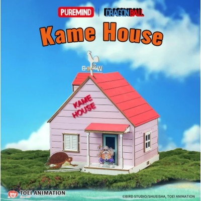 DRAGON BALL - Kame House Wood Construction Craft Set with Acrylic Figures 25 cm