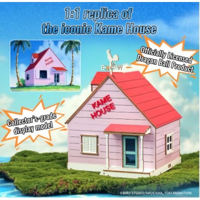 DRAGON BALL - Kame House Wood Construction Craft Set with Acrylic Figures 25 cm