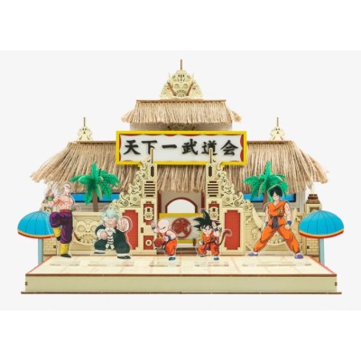DRAGON BALL - Tenkaichi Budokai Wood Construction Craft Set with Acrylic Figures 25 cm