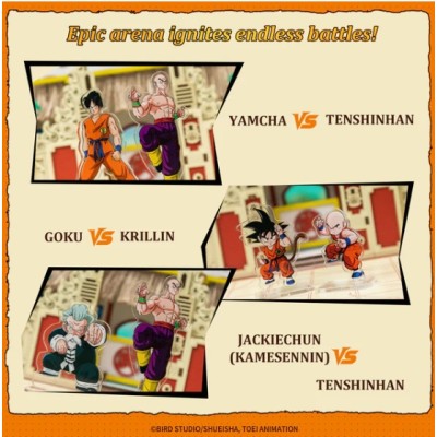 DRAGON BALL - Tenkaichi Budokai Wood Construction Craft Set with Acrylic Figures 25 cm