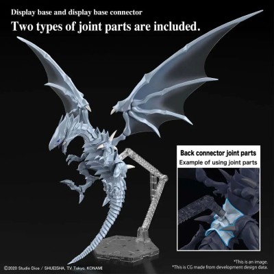 YU-GI-OH! - Figure Rise Amplified Blue Eyes White Dragon Bandai Model Kit 16 cm