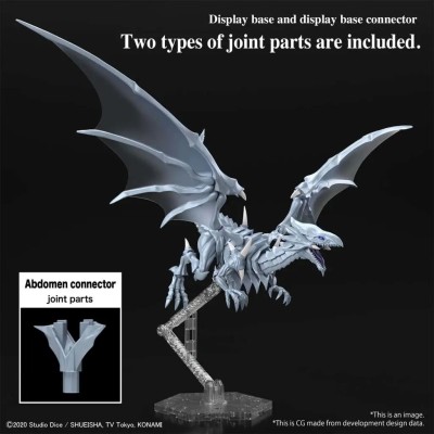 YU-GI-OH! - Figure Rise Amplified Blue Eyes White Dragon Bandai Model Kit 16 cm