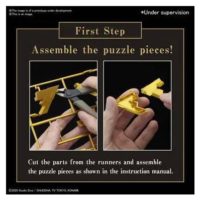 YU-GI-OH! - Ultimagear Millennium Puzzle Bandai Model Kit 10 cm