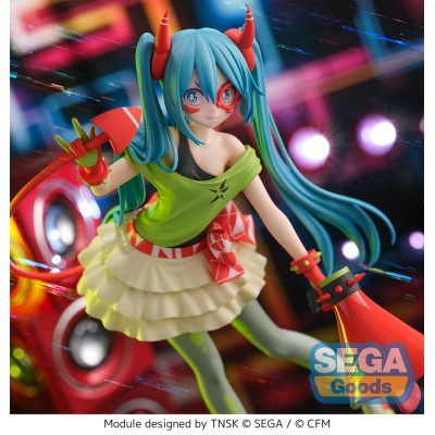 HATSUNE MIKU PROJECT DIVA - Hatsune Miku DE:MONSTAR T.R. FIGURIZMa Sega PVC Figure 22 cm