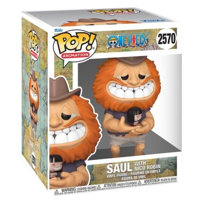 ONE PIECE - Saul with Nico Robin Super Sized Funko Pop Animation 2570 15 cm