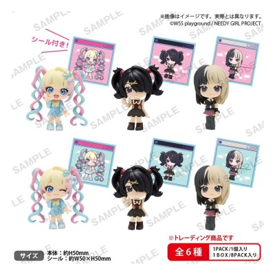 NEEDY GIRL OVERDOSE - The Box Rich Mini Figures Collection Bushiroad - 1 single Blind Box 5 cm