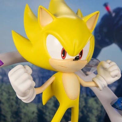 SONIC THE HEDGEHOG - Super Sonic Sonic Frontiers First 4 Figures Resin Statue 45 cm