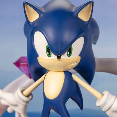 SONIC THE HEDGEHOG - Sonic Frontiers Sonic First 4 Figures Resin Statue 42 cm