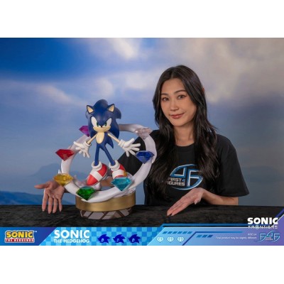 SONIC THE HEDGEHOG - Sonic Frontiers Sonic First 4 Figures Resin Statue 42 cm