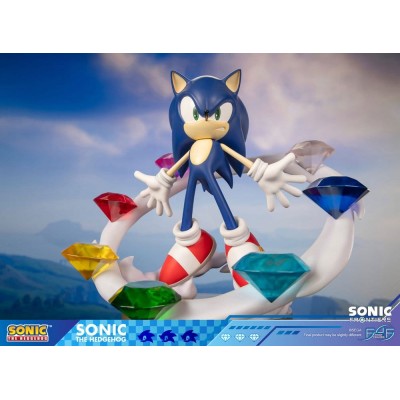 SONIC THE HEDGEHOG - Sonic Frontiers Sonic First 4 Figures Resin Statue 42 cm