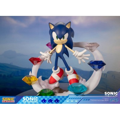 SONIC THE HEDGEHOG - Sonic Frontiers Sonic First 4 Figures Resin Statue 42 cm