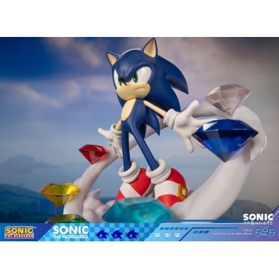 SONIC THE HEDGEHOG - Sonic Frontiers Sonic First 4 Figures Resin Statue 42 cm