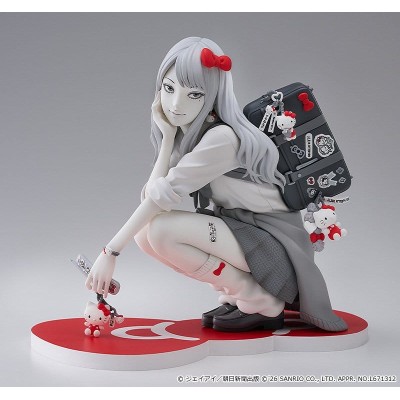 JUNJI ITO - Gyaru Tomie x Hello Kitty Good Smile Company PVC Figure 14 cm