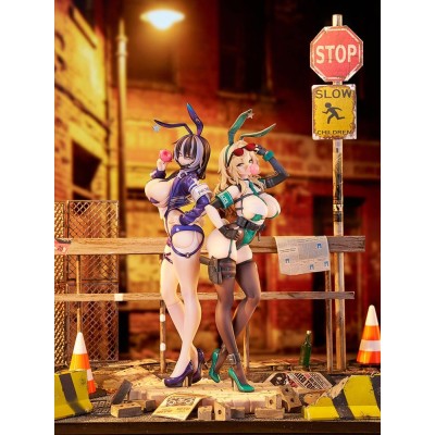 ORIGINAL CHARACTER - Bunny Cops 01 Illustration by CheLA77 1/6 Luminous Box PVC Figure 30 cm