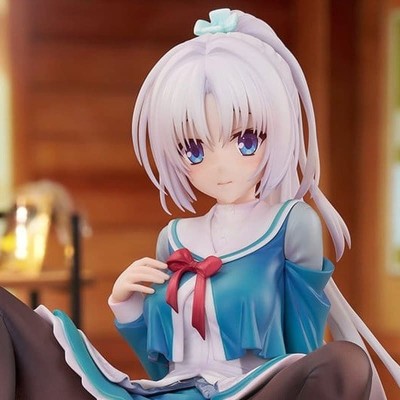 SENREN*BANKA - Yoshino Tomotake Animal Ears School Uniform Ver. 1/7 Luminous Box PVC Figure 21 cm