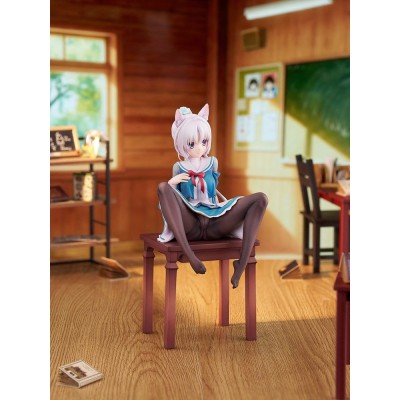 SENREN*BANKA - Yoshino Tomotake Animal Ears School Uniform Ver. 1/7 Luminous Box PVC Figure 21 cm