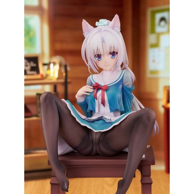 SENREN*BANKA - Yoshino Tomotake Animal Ears School Uniform Ver. 1/7 Luminous Box PVC Figure 21 cm