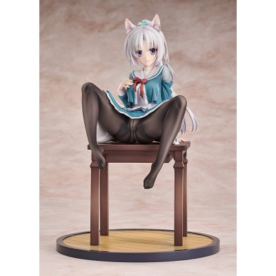 SENREN*BANKA - Yoshino Tomotake Animal Ears School Uniform Ver. 1/7 Luminous Box PVC Figure 21 cm