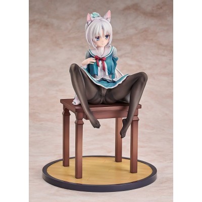 SENREN*BANKA - Yoshino Tomotake Animal Ears School Uniform Ver. 1/7 Luminous Box PVC Figure 21 cm