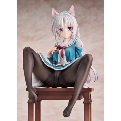 SENREN*BANKA - Yoshino Tomotake Animal Ears School Uniform Ver. 1/7 Luminous Box PVC Figure 21 cm