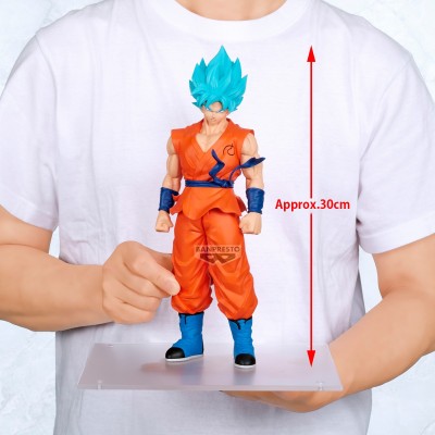 DRAGON BALL SUPER BEERUS - Super Saiyan God Super Saiyan Son Goku IV Grandista Banpresto PVC Figure 30 cm