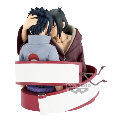 NARUTO SHIPPUDEN - Sasuke Uchiha & Itachi Uchiha Portrelic Banpresto PVC Figure 12 cm