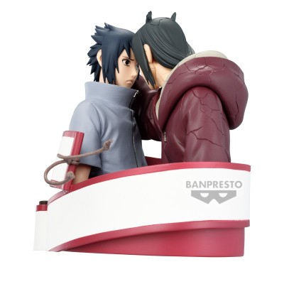 NARUTO SHIPPUDEN - Sasuke Uchiha & Itachi Uchiha Portrelic Banpresto PVC Figure 12 cm