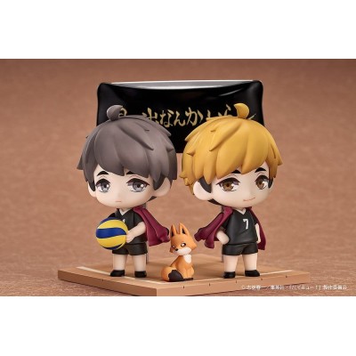 HAIKYU!! - Atsumu Miya & Osamu Miya Qset+ Mini Figures 2-Pack 8 cm