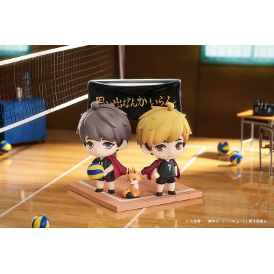 HAIKYU!! - Atsumu Miya & Osamu Miya Qset+ Mini Figures 2-Pack 8 cm