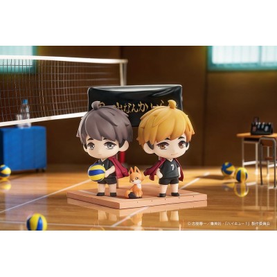 HAIKYU!! - Atsumu Miya & Osamu Miya Qset+ Mini Figures 2-Pack 8 cm