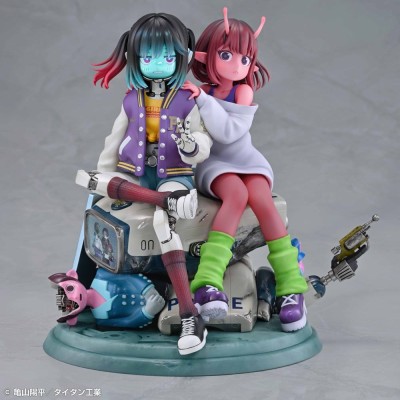 MILKY SUBWAY THE GALACTIC LIMITED EXPRESS - Chiharu & Makina 2-Pack PVC Figures 18 cm